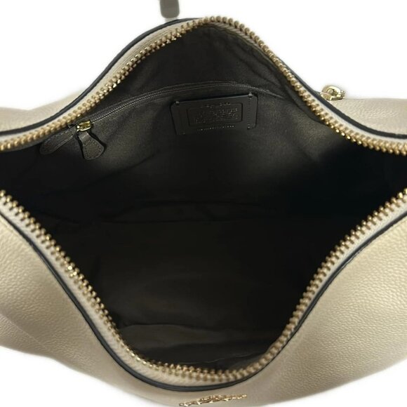 Auth COACH - F57500 Beige Multi Leather Shoulder Bag - Picture 5 of 9